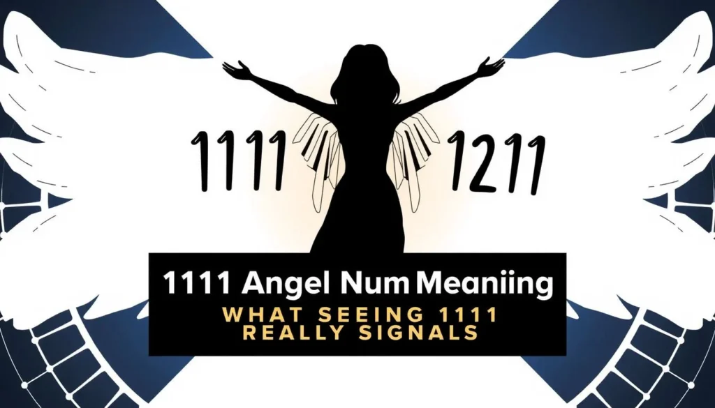 1111 angel number meaning — 1111 Angel Number Meaning: What Seeing 1111 Really Signals