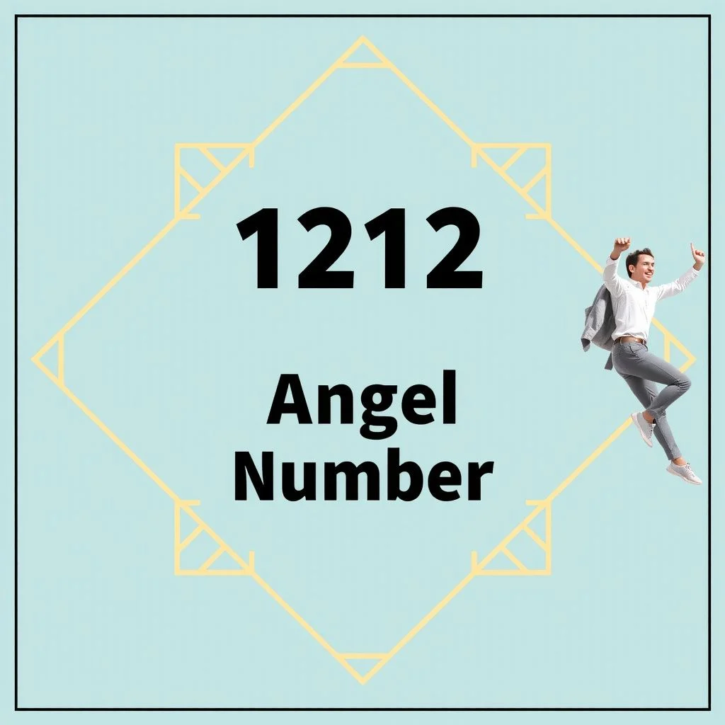 1212 angel number illustration