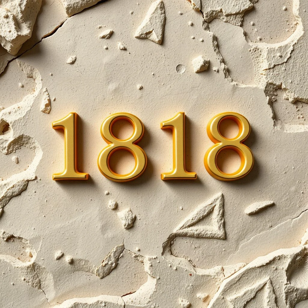 1818 angel number illustration