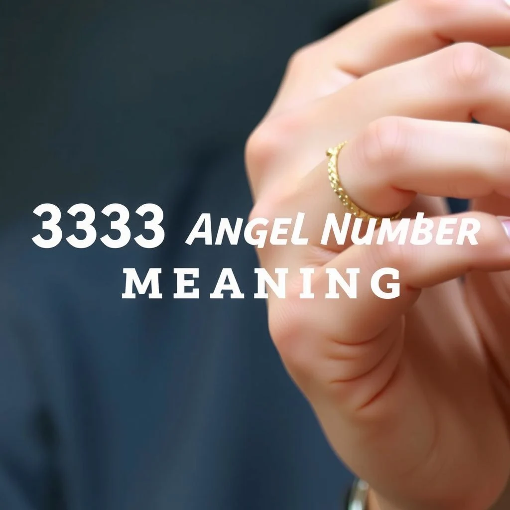3333 angel number meaning illustration