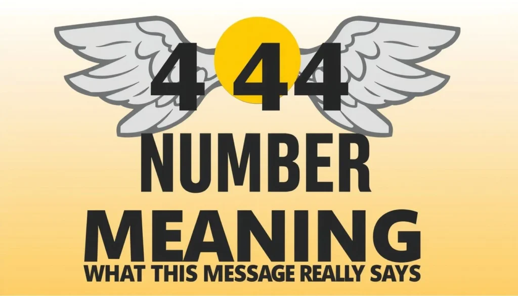 444 angel number meaning — 444 Angel Number Meaning: What This Message Really Says