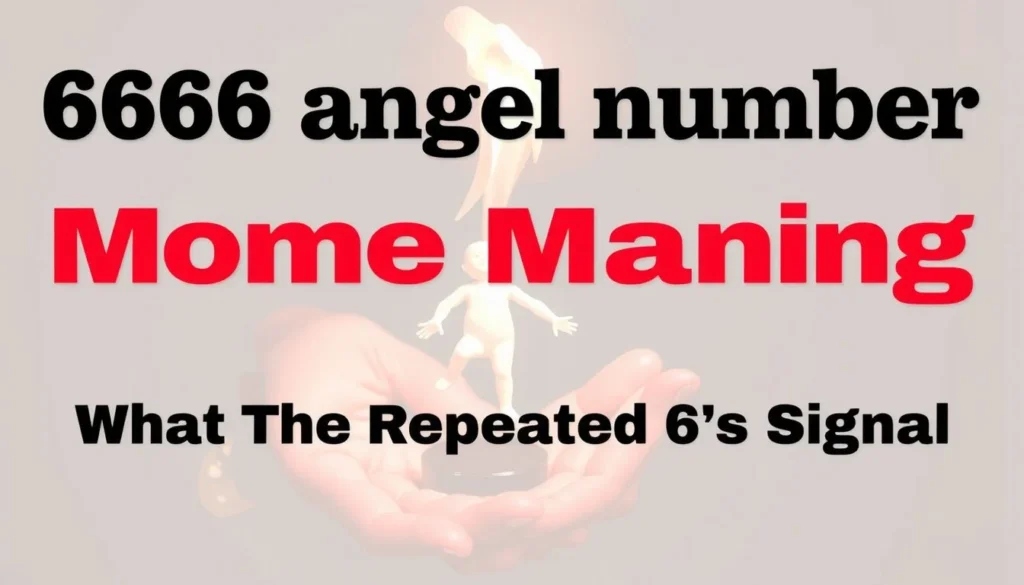 6666 angel number meaning — 6666 Angel Number Meaning: What the Repeated 6s Signal