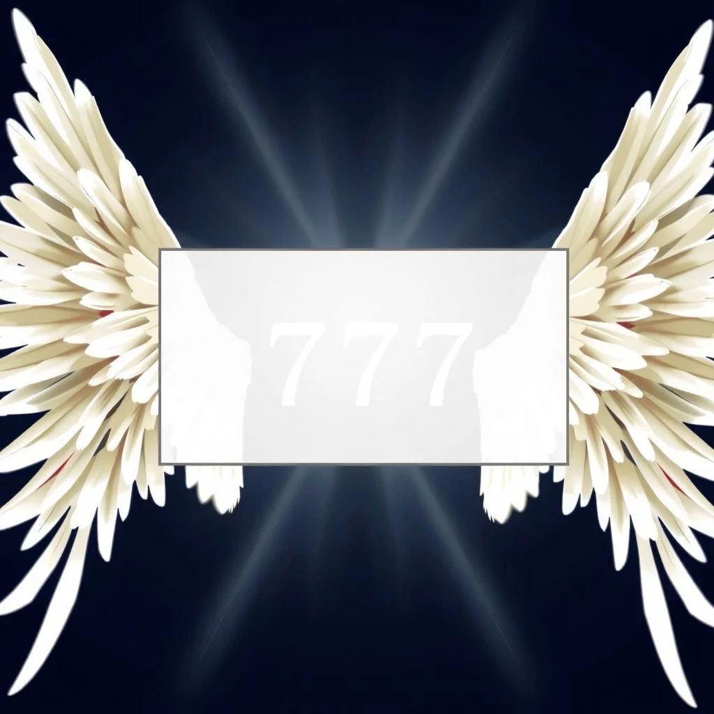 777 angel number meaning illustration
