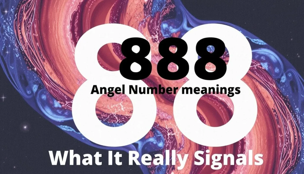 888 angel number meaning — 888 Angel Number Meaning: What It Really Signals
