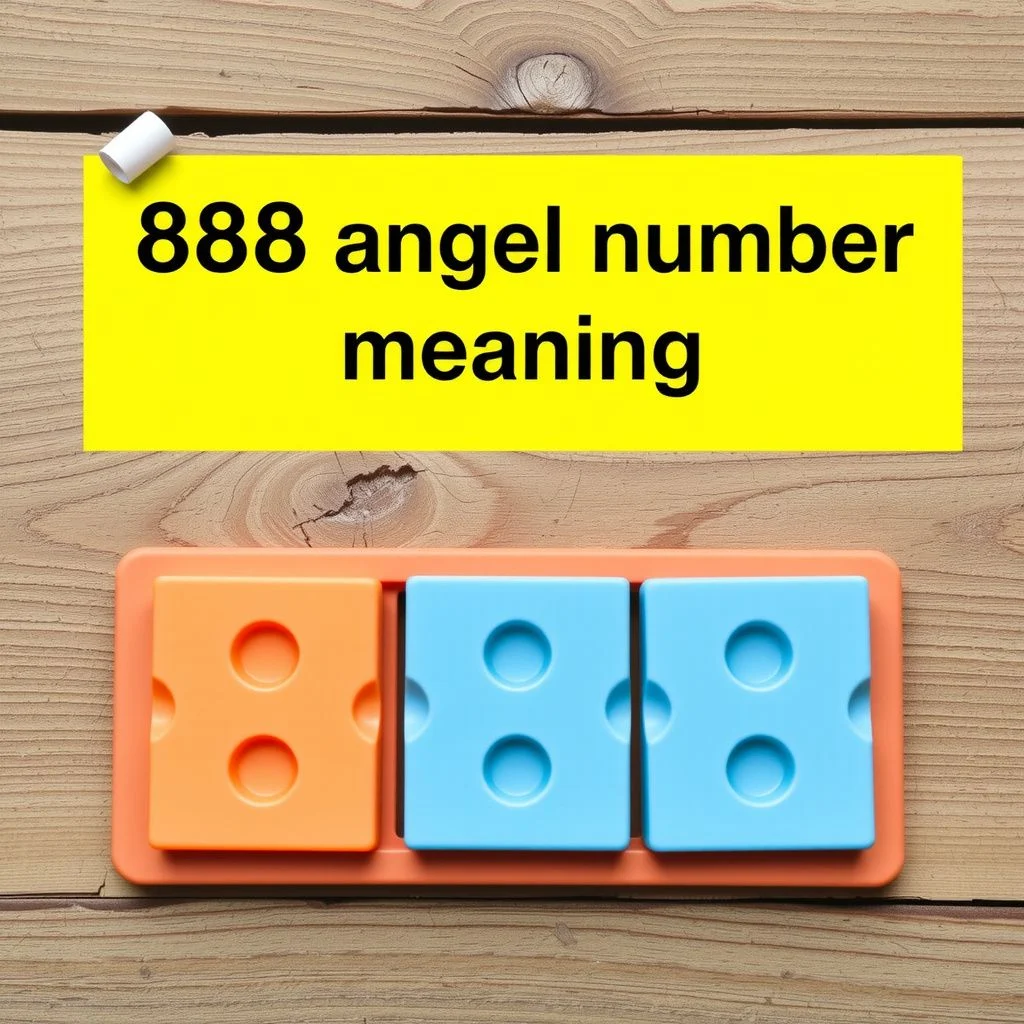 888 angel number meaning illustration