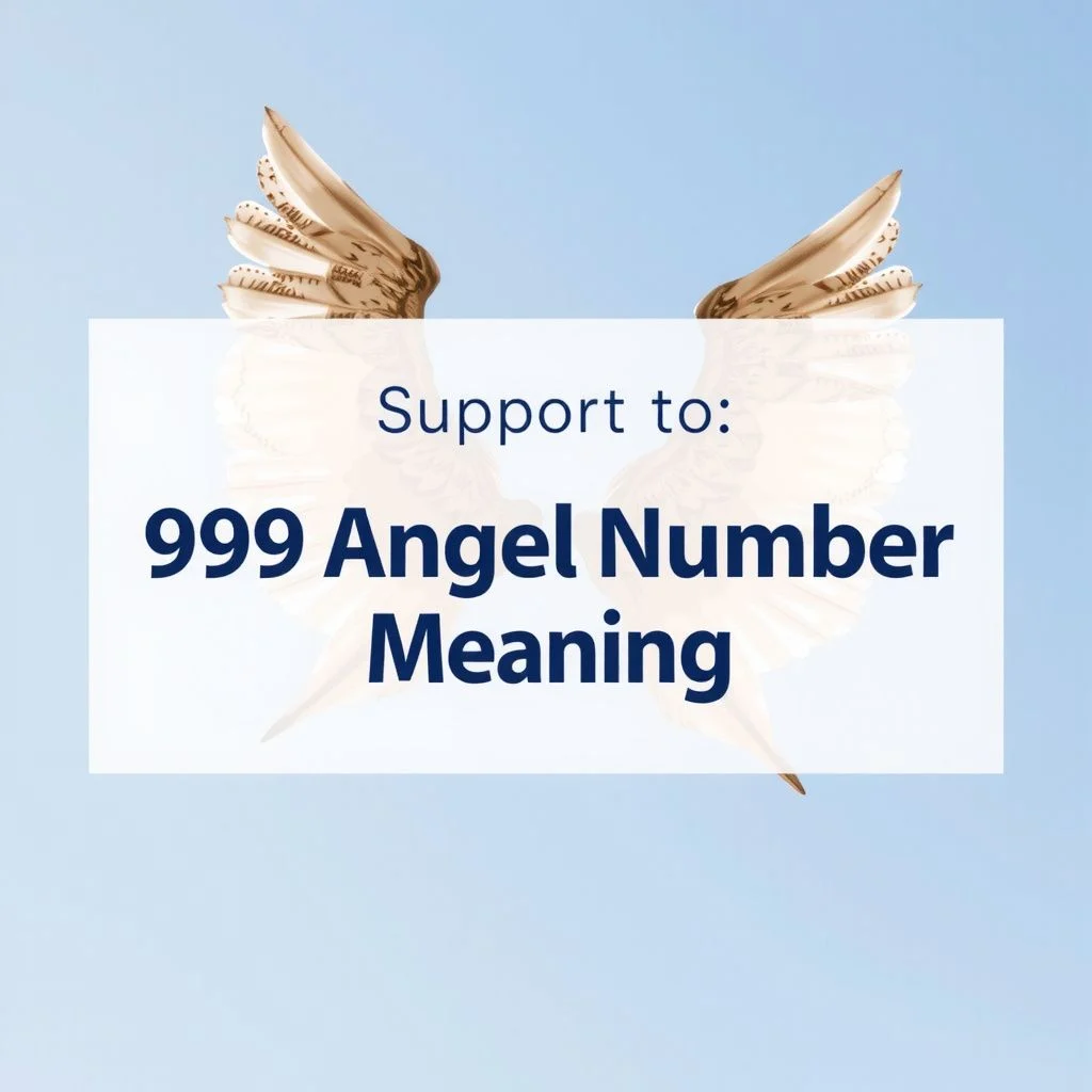 999 angel number meaning illustration