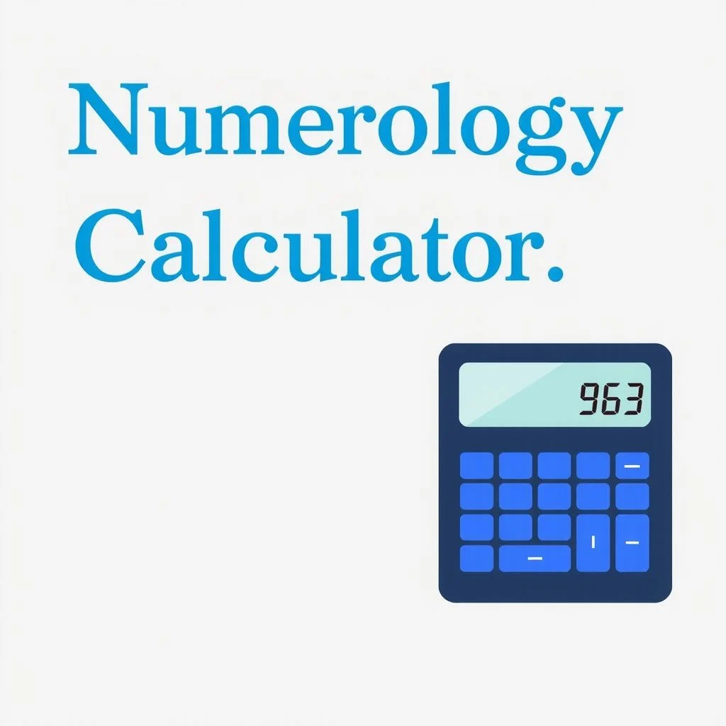 numerology calculator illustration